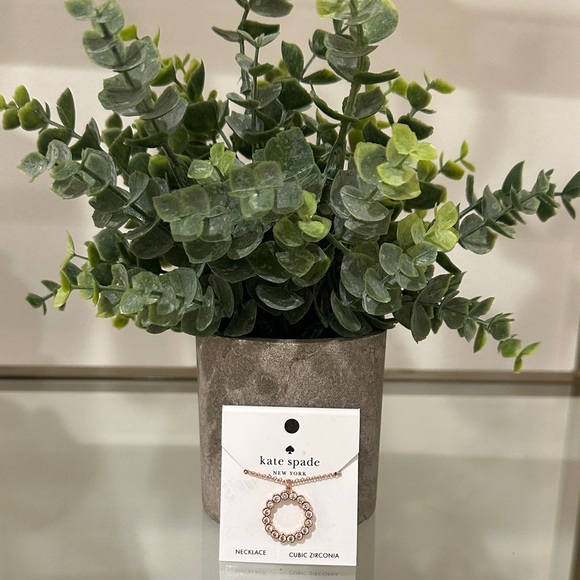 Kate Spade Circle Rose Gold Necklace - Picture 4 of 7